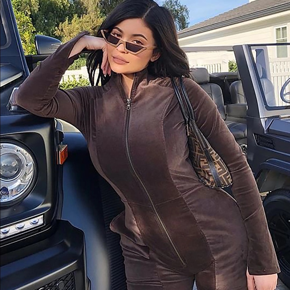 Chocolate Dream Velvet Jumpsuit